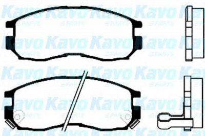 KAVO PARTS bp5510 -  Комплект тормозных колодок, дисковый тормоз
